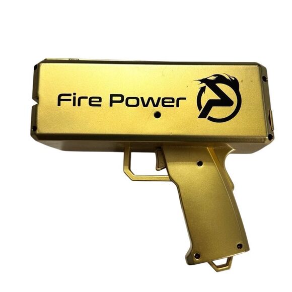 Unkenbo Fire Power Gold Money Machine Cash Bill Shooter Prop Gun Make It Rain - Picture 1 of 8
